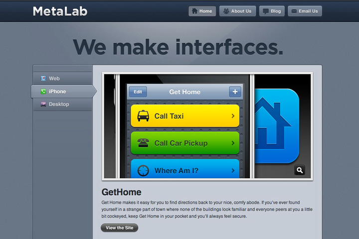 MetaLab website preview
